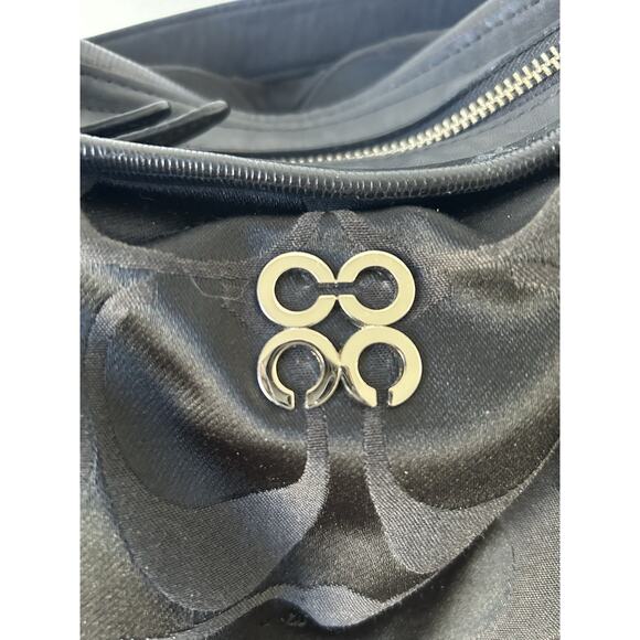 Y2K Coach Signature Snake Embossed/Canvas Shoulder Bag SilverHardware 16408 Read - Picture 7 of 16